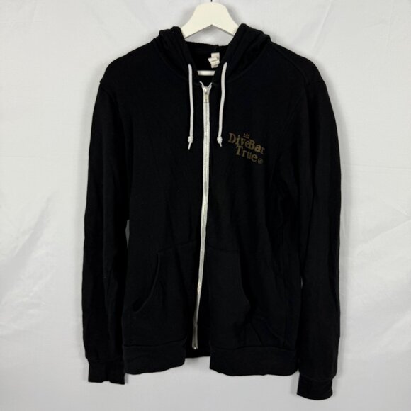 Snake & Jake’s Christmas Club Lounge Hoodie Jacket New Orleans Dive Bar Sz Large - Picture 1 of 10